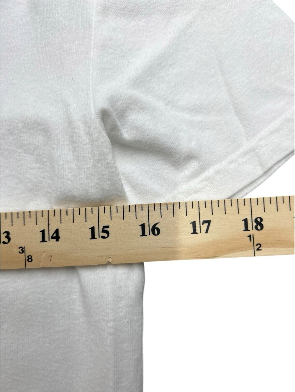 Polo Jeans Ralph Lauren Baby Tee White V-Neck Women’s Large Y2K - Picture 5 of 6